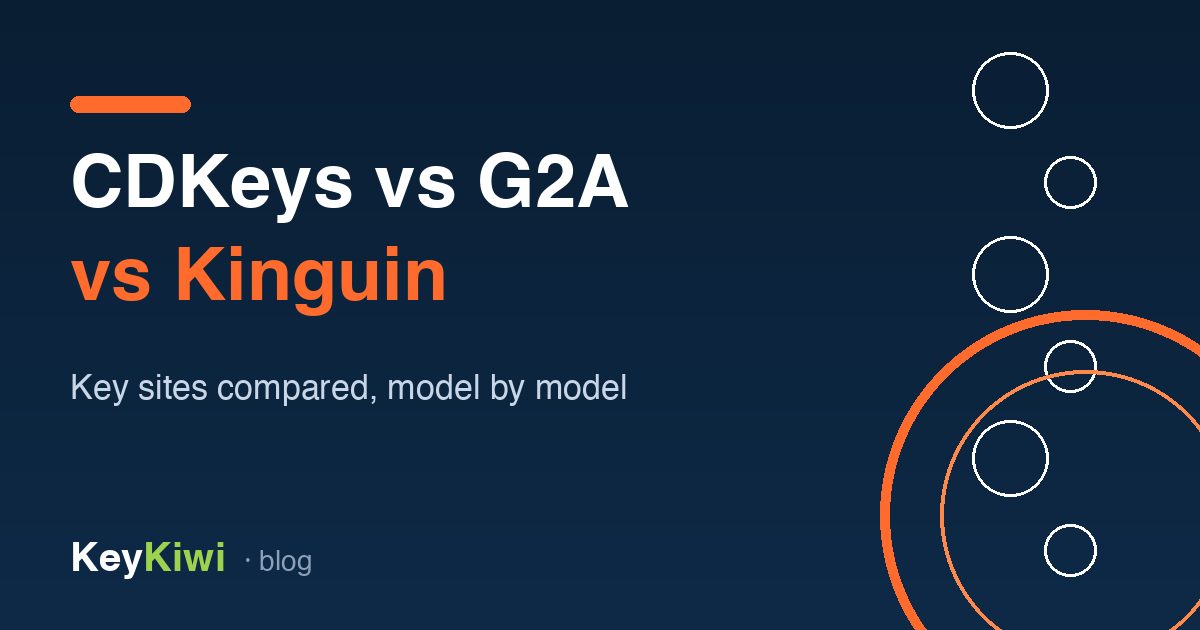 CDKeys vs G2A vs Kinguin: Which Key Site Should You Trust in 2026?