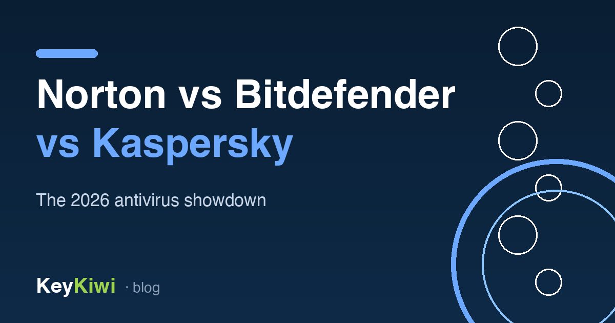 Norton vs Bitdefender vs Kaspersky: 2026 Comparison