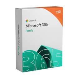 Microsoft 365 Family Activation Key - Microsoft 365 Family - 1 Year - Up to 6 Users - PC/Mac